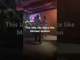 This lady and man dance just like Michael Jackson. #dance #machine #michaeljackson