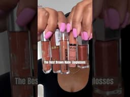 The best brown nude lipglosses!🤎 #makeup #lipgloss #makeupforblackwomen