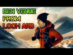 Climb Ben Venue from Loch Ard. Free GPX file ⬇️⬇️