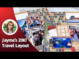 Travel Scrapbook Layout Idea / Scrap-lifting Jayma Malme