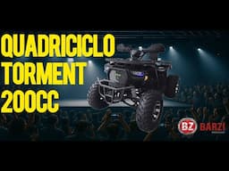 QUADRICICLO 200CC TORMENT LED FREIO A DISCO PARTIDA ELÉTRICA PAINEL DIGITAL BARZI MOTORS NF 682