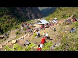 village puja worshiping nature and ancestors by all villager || Rural Nepal Quest || Village culture