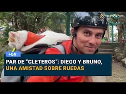 Par de “cleteros”: Diego y Bruno, una amistad sobre ruedas