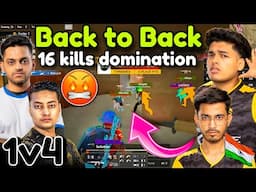 🇮🇳GodL Back to Back Aggressive Push🥵 Shocking 1v4 GodL😱 ADMINO Nade Jonathan 💣