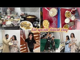 Eid special dawat vlog | Chanpen & paye recipe | Eid dawat at Natasha Waqas house