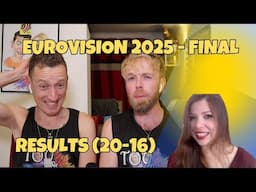 EUROVISION 2025 - GRAND FINAL - RESULTS (20-16) - TOY & GOY EDITION