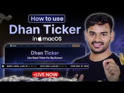 How to use Dhan Stock Ticker | Real Time Market Tracker #dhan