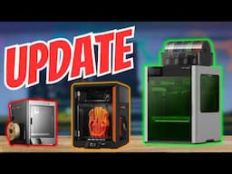 3D Printer Update: Elegoo Centauri Carbon, Prusa Core One, Creality Ender-5 MAX, and Bambu Lab H2D