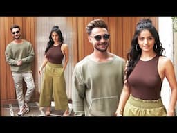 Ayush Sharma & Mahima Makwana Hone Laga Song Antim Movie Promotion Outside Salman Khan Films Office