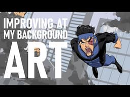 I Need to Improve My Background Art | Invincible vs Conquest SpeedPaint