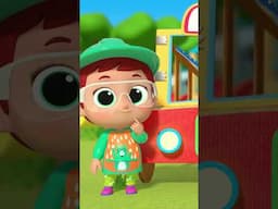 What Happens When the Wheels on the Bus Go to School? 🚌📚 #LittleWorld #WheelsOnTheBus #Shorts