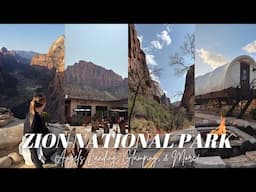 ZION NATIONAL PARK VLOG | Hiking Angels Landing, Wagon Glamping, Six Hikes in Three Days & More!