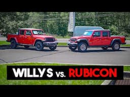Should you buy a 2025 Jeep Gladiator Rubicon or Willys?