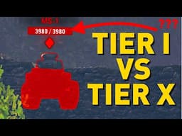 Tier 1 vs Tier 10 in World of Tanks!!!