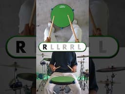 Thisi how you play the SIX STROKE ROLL 🥁 #drums #drummer #drumeo