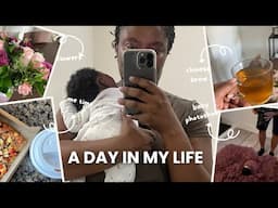 DAY IN THE LIFE:: New born photoshoot, life as a new mom + new nails  | Yray Ideh