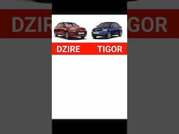 Maruti Dzire vs Tata Tigor || 2025 Model Compare #carcompare #dzirelovers #tigor #tatatigor