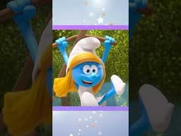 Smurfette ZIPLINES at Camp! #Shorts