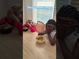 It’s Taco Tuesday! Before we Eat, we  Pray! Let’s eat! #tacotuesday #prayertime #dinnertime #prayer