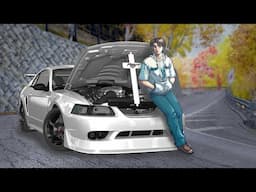 Cleetus Fujiwara Drifts Irohazaka (Mustang Cobra SVT)