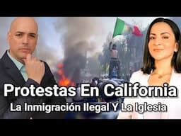 Protestas y Disturbios Los Ángeles California | Inmigración Ilegal | Veronica Flamenco y Luis Román