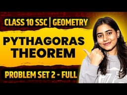 Chapter 2 Pythagoras theorem Problem set 2 Full ✅| Class 10 SSC Geometry | Maharashtra Board 🔥​⁠