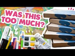 5 Art Boxes 1 Painting - This Was a Challenge.. but for Different Reasons!