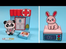 DIY Paper Panda Doctor | Fun crafts to make at home with kids