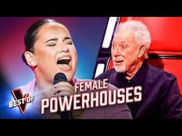 Female POWERHOUSE Singers on The Voice You MUST See