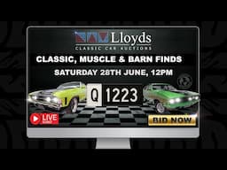 Lloyds Auctions LIVE Classic, Muscle and Barn Finds