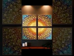 "Hot Glue Magic: Stunning DIY Wall Art Anyone Can Make!"  Fashion Pixies #shorts