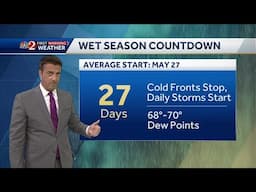 Needed rain to arrive this weekend across Central Florida. April 30