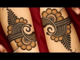 Latest Arabic Mehndi Design for Beginners | Step by Step Tutorial