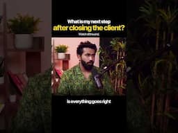 What is my next step after closing the client? #fyp #shorts #smma #money