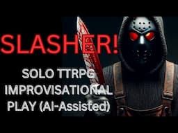 AI-Assisted Slasher Horror RPG: Improv Solo Gameplay Session! #SlasherHorror #SoloRPG #ImprovGaming