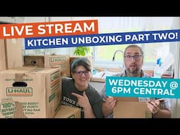 LIVE TODAY: Kitchen Unboxing With The Krocks (Part TWO)