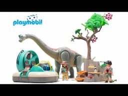 AD | Playmobil Dinos Brachiosaurus with Hovercraft Review | Playmobil Set 71819 Unboxing & Review