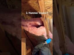 Pick a tool, any tool! It’s one of my LEAST favorite tasks. But it must be done. #insulation #build