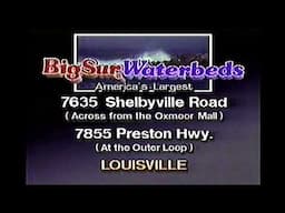 1991 Big Sur Waterbeds Louisville KY 8 Waterbeds Special Purchase Sale Commercial