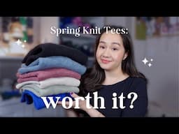 Rating my Spring Knits PART 2 | How Wearable Are Knit Tees?