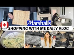 Daily Routine Vlog & Canada Shopping With Me At Marshall, Daily Cooking Cleaning & Pantry Refill
