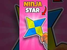 Make a Origami Paper Ninja Star 🤩 #shorts #origamininjastar #origami #diy