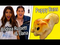 Can Andrea Russett and BFF Elana Re-Create Our Puppy Buns?! | Snackable's Impossible Food Challenge