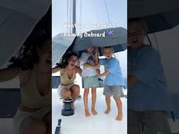 What we do when it’s Raining Onboard! Please send more activities my way if you think of any ☔️