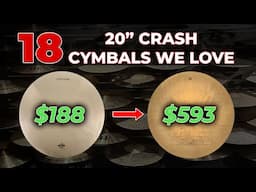 20 Inch Crash Cymbals We Love | Which Is Best For You?