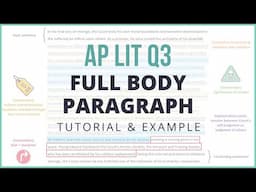 AP Lit Q3 FULL Body Paragraph Example: Master the Literary Argument Essay
