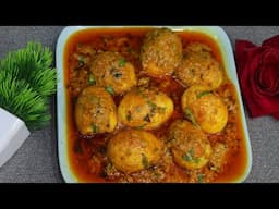 Anda Malai Masala | Msaledar Anda Malai | Creamy Egg Curry | Egg Malai Tikka Curry | By YHK