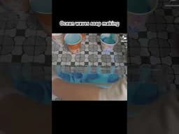 Ocean waves soap making
