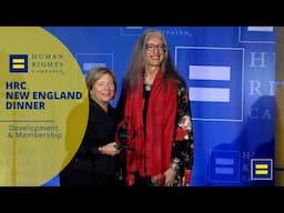 Grace Sterling Stowell Receives the HRC Legacy Award at the 2025 HRC New England Dinner