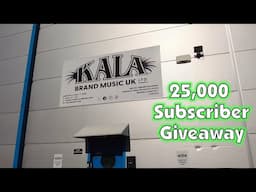 Kala Brand Music UK Visit & 25,000 Subscribers Giveaway